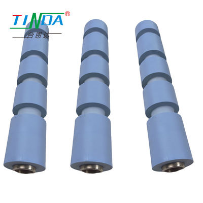 Roller di gomma industriale di lunga durata con elevata flessibilità e resistenza all'abrasione