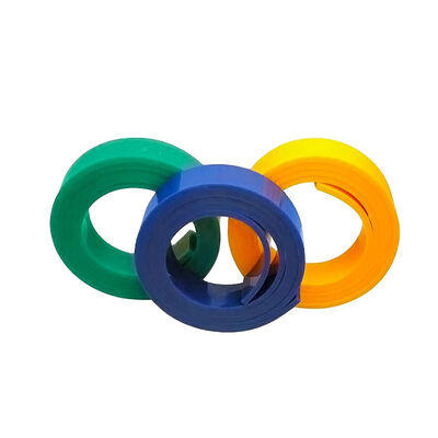 Serigrafia con superficie liscia, durezza gomma racla 60-90 Shore A, perfetta per un controllo preciso dell'inchiostro e una lunga durata