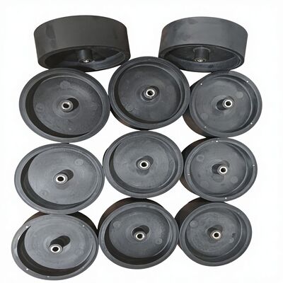 Attrezzatura per l'allenamento al tennis Ruota a rulli elastomerica con gomma poliuretanica di peso leggero di plastica per e resistente