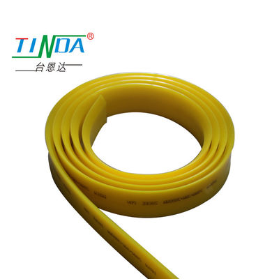 Stampa a schermo giallo personalizzabile Squeegee Rubber Roll 60-90 Shore A Durezza