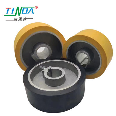 Macchine per l'avvolgimento di profili Roller di alimentazione in gomma Ruota di gomma di silicone personalizzata