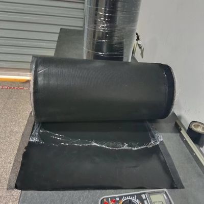 Maglia di tessuto di gomma conduttiva di alta resistenza alla trazione per abito da allenamento
