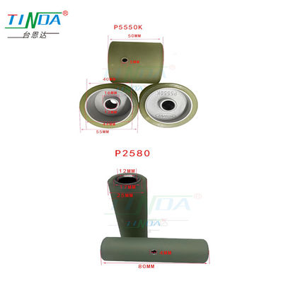 P5550K P2580K resistente all'usura Puller Wheels Industrial Sewing Machine Parts Puller Roller Rubber Delivery Wheel