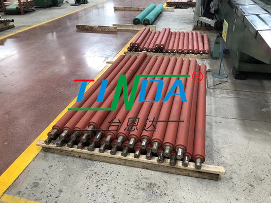 Roller di gomma industriale durevole per risultati di stampa costanti