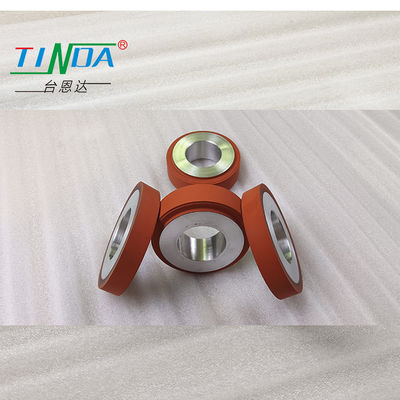 Slip resistance silicone rivestimento ruota piastra di rulli per applicazioni a temperatura