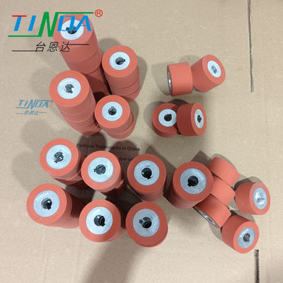 Slip resistance silicone rivestimento ruota piastra di rulli per applicazioni a temperatura