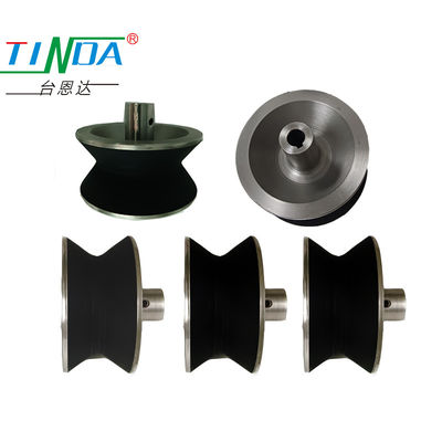OEM Ruote di rivestimento in gomma a scanalatura in V resistenti all'usura