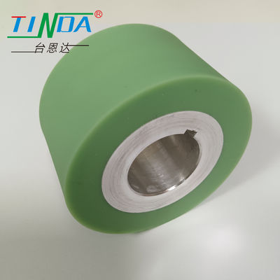 Rocce di alimentazione di gomma cilindrica rotonda resistente alle temperature Rulli da cucito per la macchina per la produzione di carta