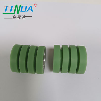 Rulli di gomma resistenti alla pressione / rulli resistenti all'usura personalizzati per macchine di trasferimento di calore