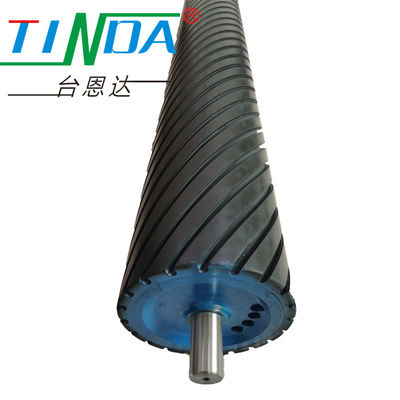 Roller di gomma industriale a superficie liscia e resistente all'abrasione per applicazioni pesanti