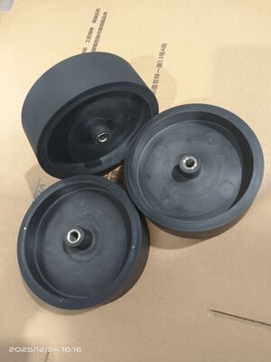 Attrezzatura per l'allenamento al tennis Ruota a rulli elastomerica con gomma poliuretanica di peso leggero di plastica per e resistente