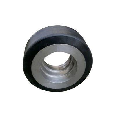 Ruota autonoma nera o personalizzata ideale per robot ad alto carico, trasporto automatizzato e soluzioni di automazione di magazzino