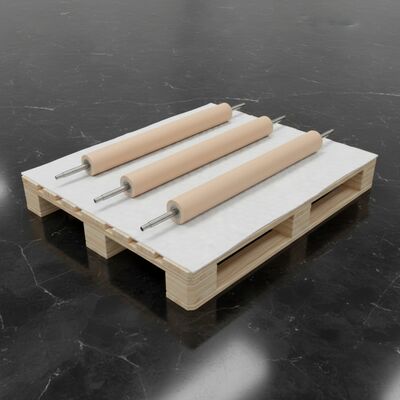 Roller di silicone modificato senza olio perfetto per la linea di produzione di pannelli LCD.