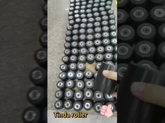 Polyurethane personalizzato piccolo tamburo gomma ruota di rullo Mecanum ruota di rullo