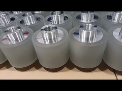 Ruota di gomma a rulli a basso livello di rumore con design personalizzato in acciaio inossidabile