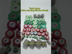 Macchina di sigillamento a cucitura ad aria calda Gomma verso l'alto e verso il basso Ruote a rulli con riduzione del rumore